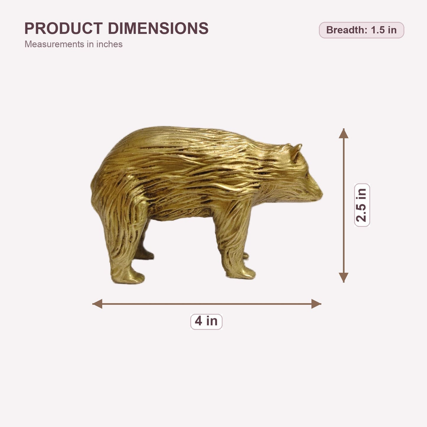 Varaha Brass Idol — dimensions