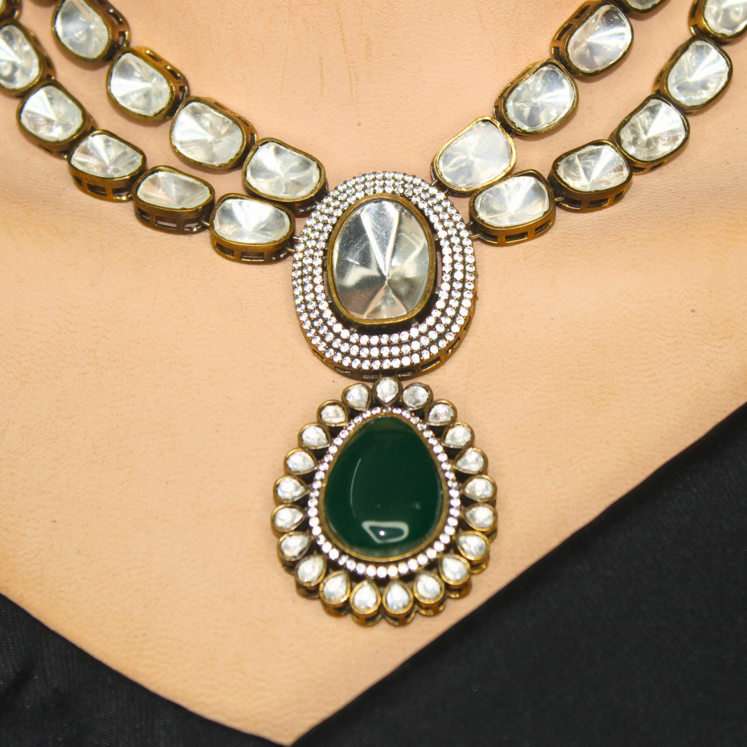 POLKI NECKLACE SET- CELEBRITY INSPIRED