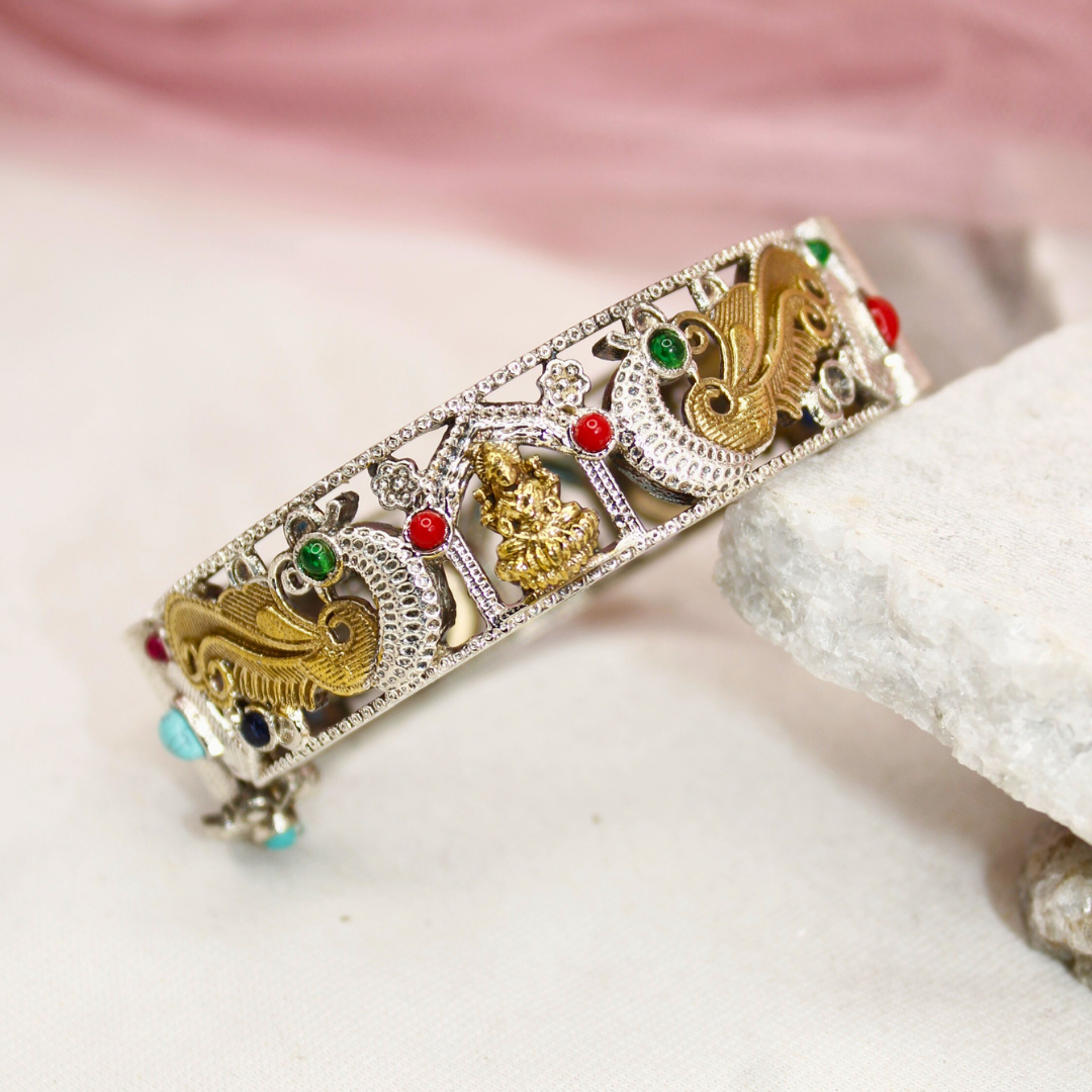 DUAL-TONE LAXMI MOR KADA-NAVRATNA