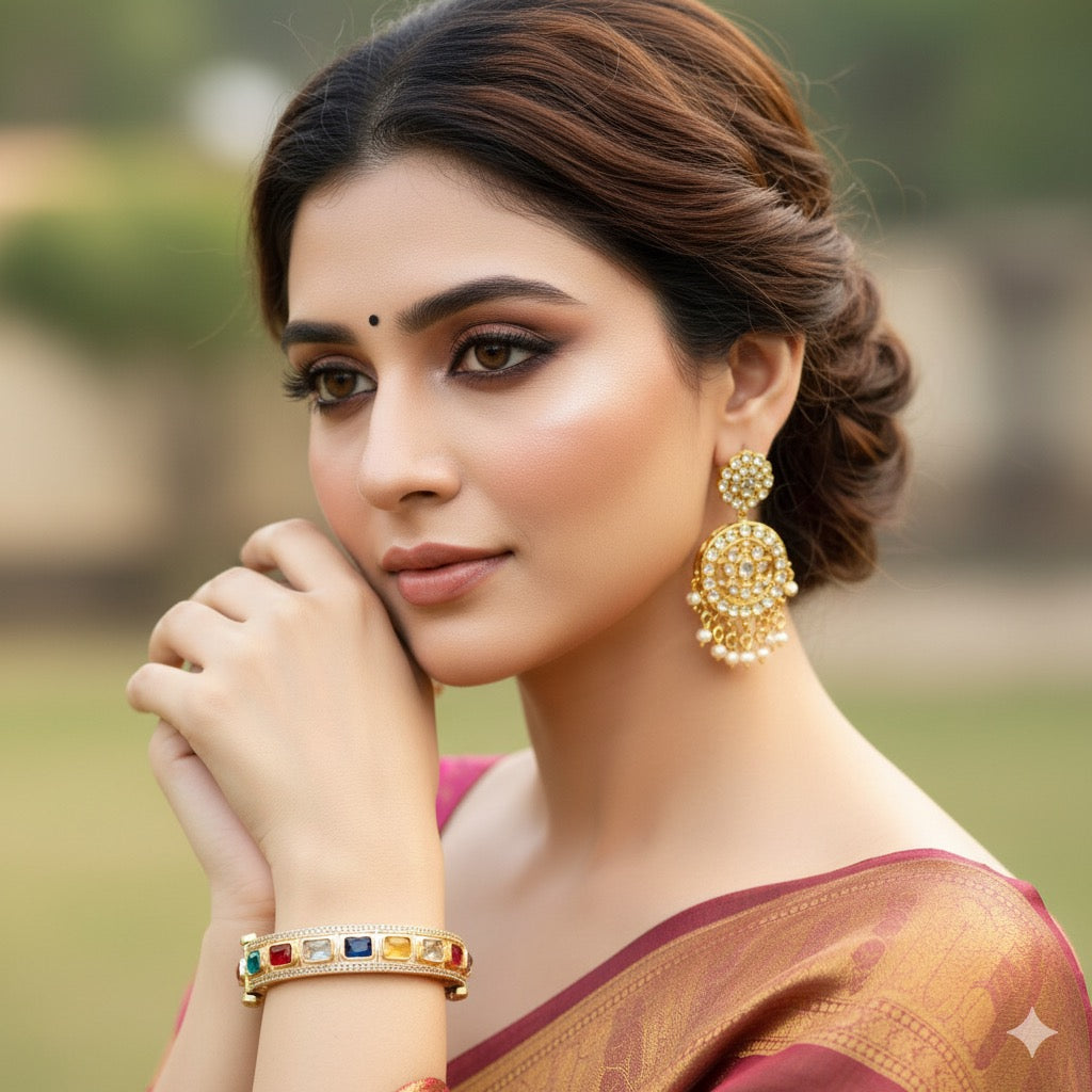 SUHANA MOISSANITE KADA-MULTICOLOUR