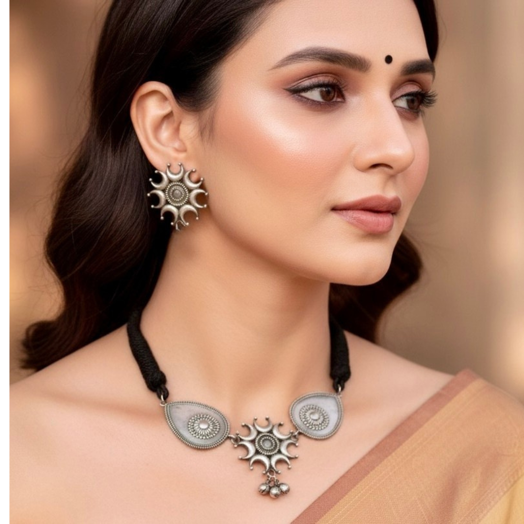 7 CHAAND NECKLACE SET