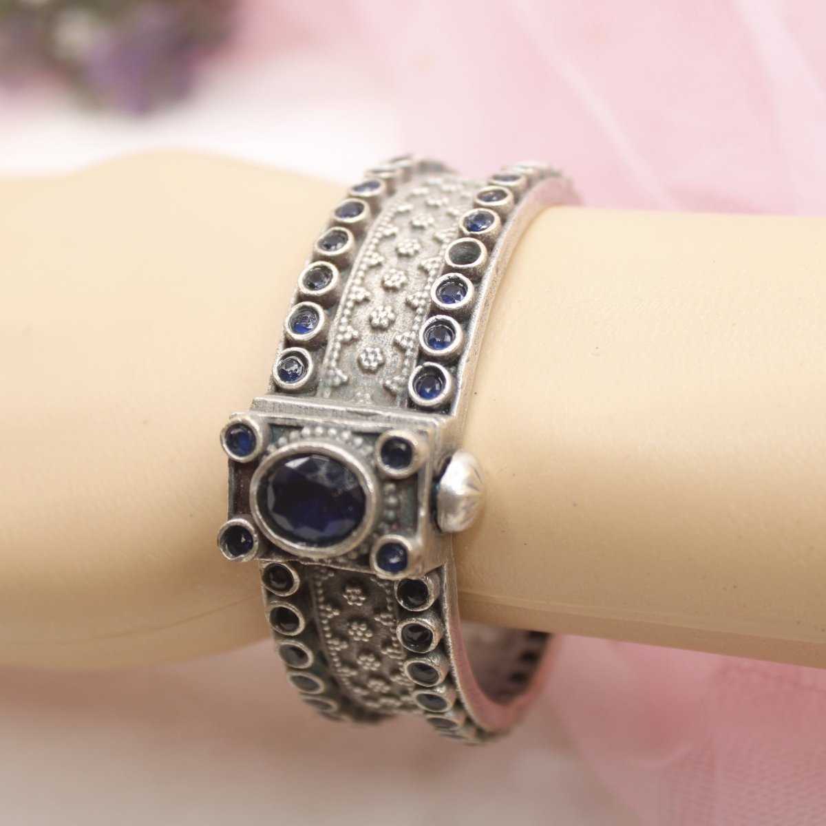 BOHO BIG STONE KADA - BLUE
