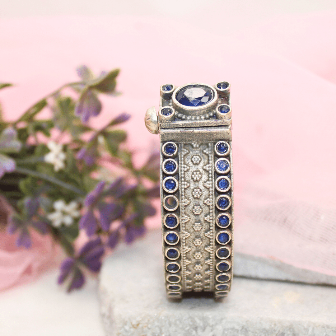 BOHO BIG STONE KADA - BLUE