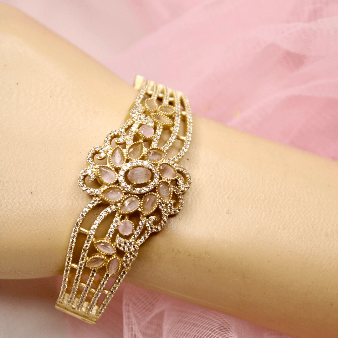 Floral Cluster Kada Blush Pink
