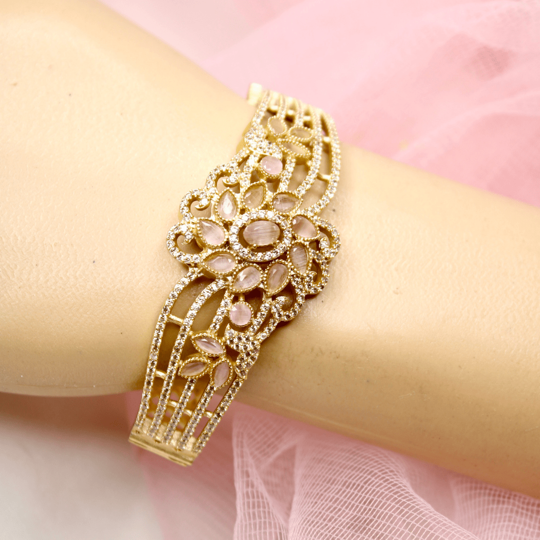 Floral Cluster Kada Blush Pink