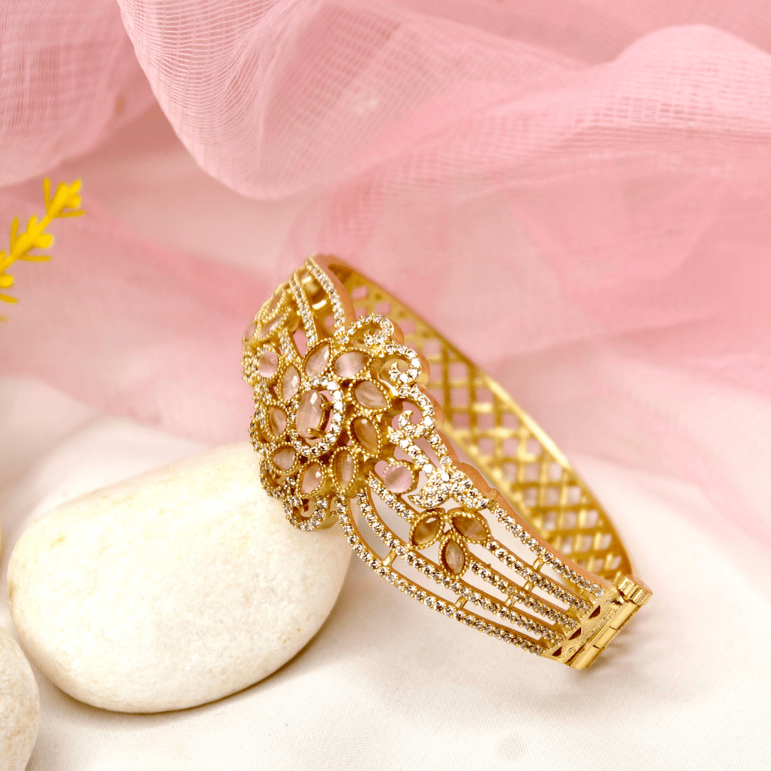 Floral Cluster Kada Blush Pink
