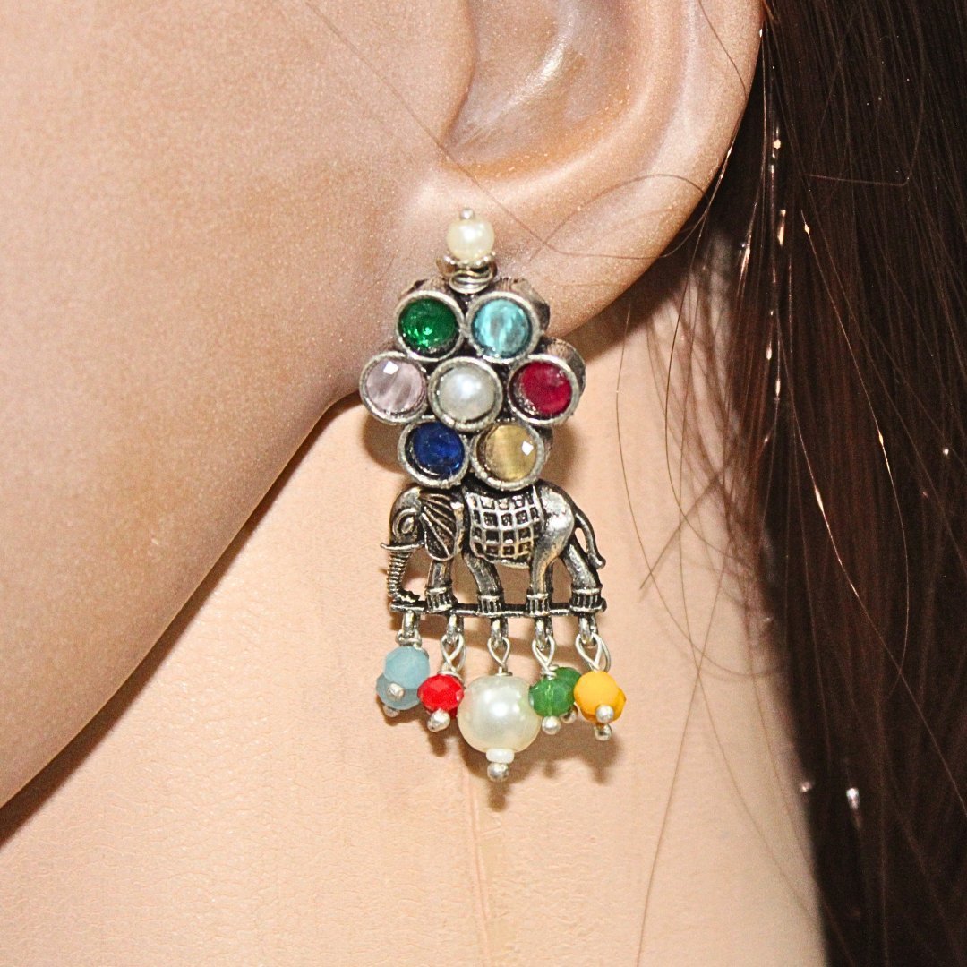GAJ NECKLACE SET - MULTICOLOUR