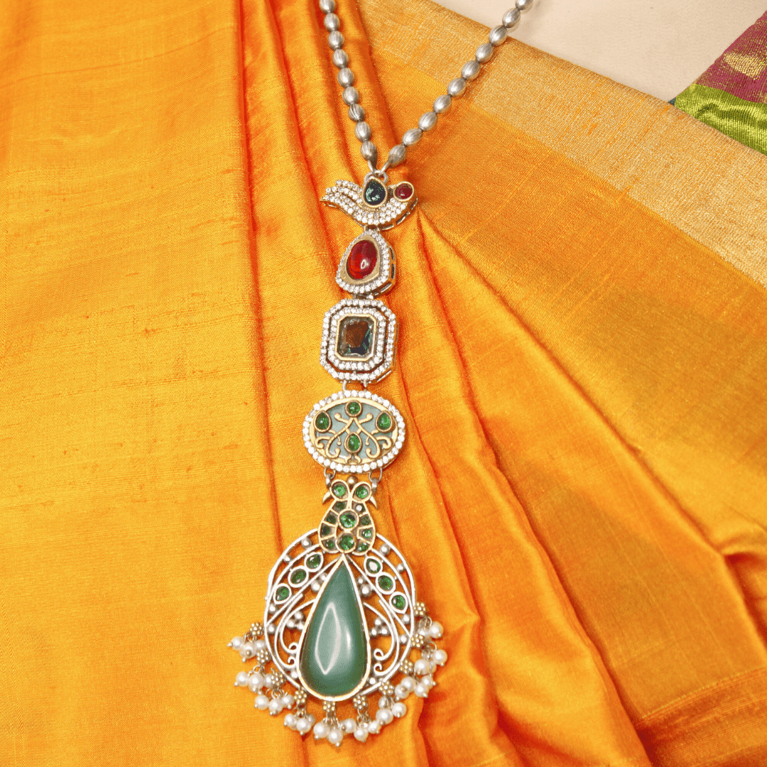 JHALAK PAIR FUSION DUAL - TONE PENDANT SET