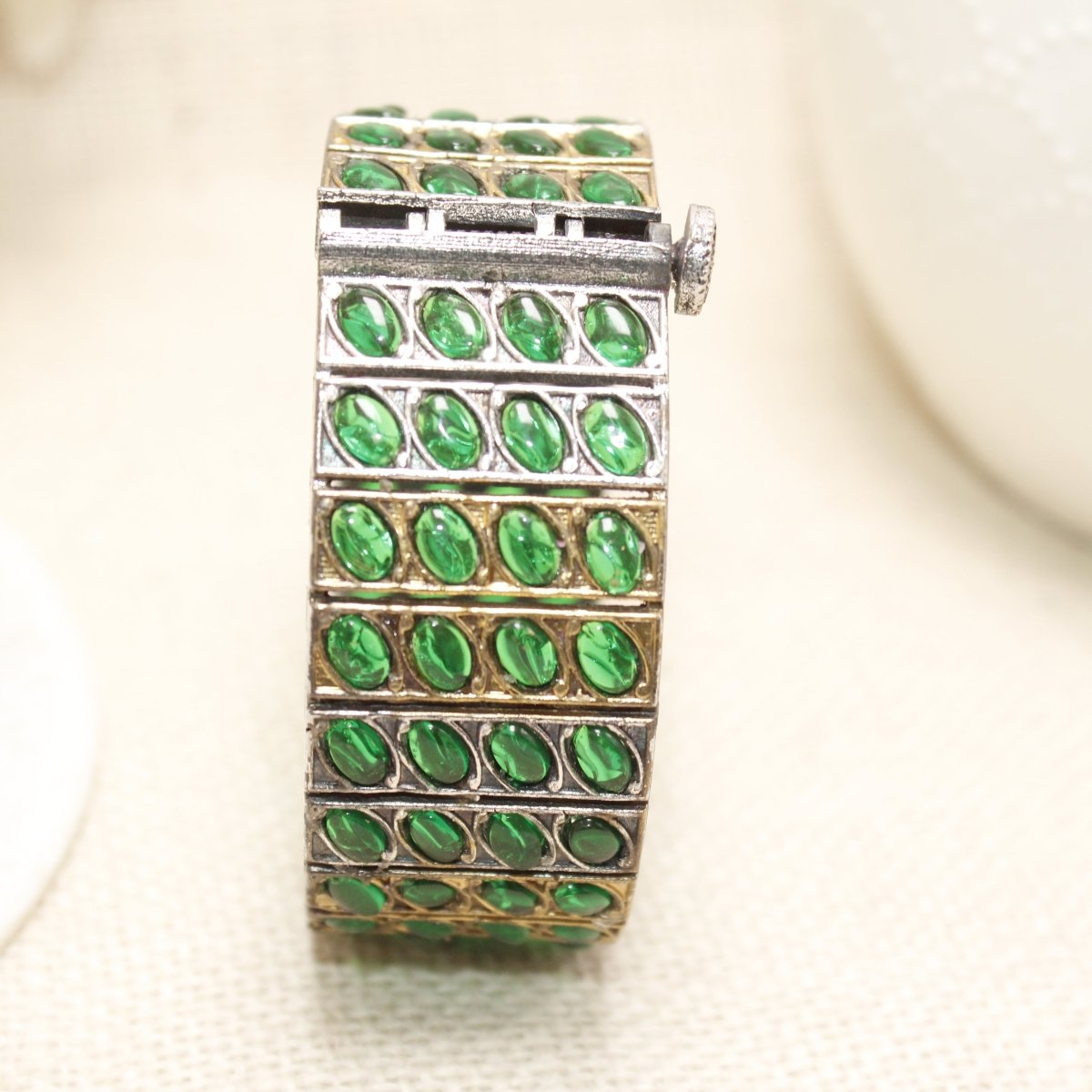 KALA DUAL - TONE MONALISA STONE KADA - GREEN