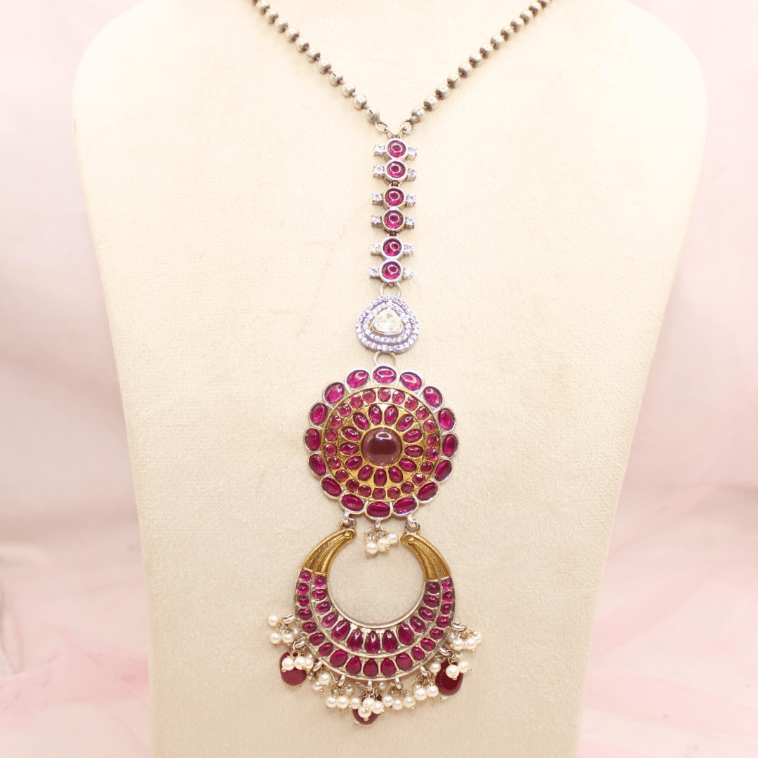 KASHTI FUSION DUAL - TONE PENDANT SET