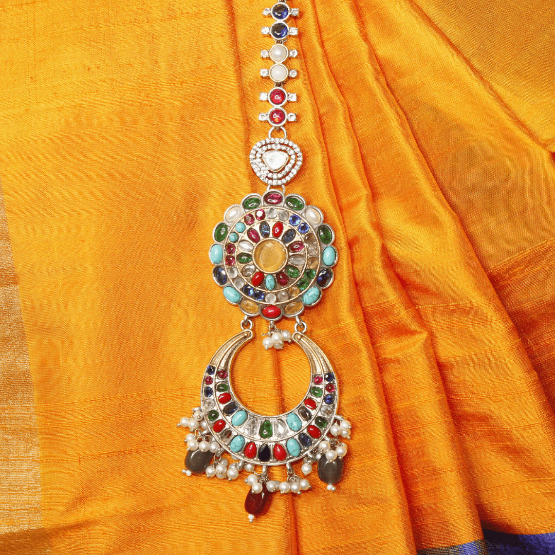 KASHTI FUSION DUAL - TONE PENDANT SET
