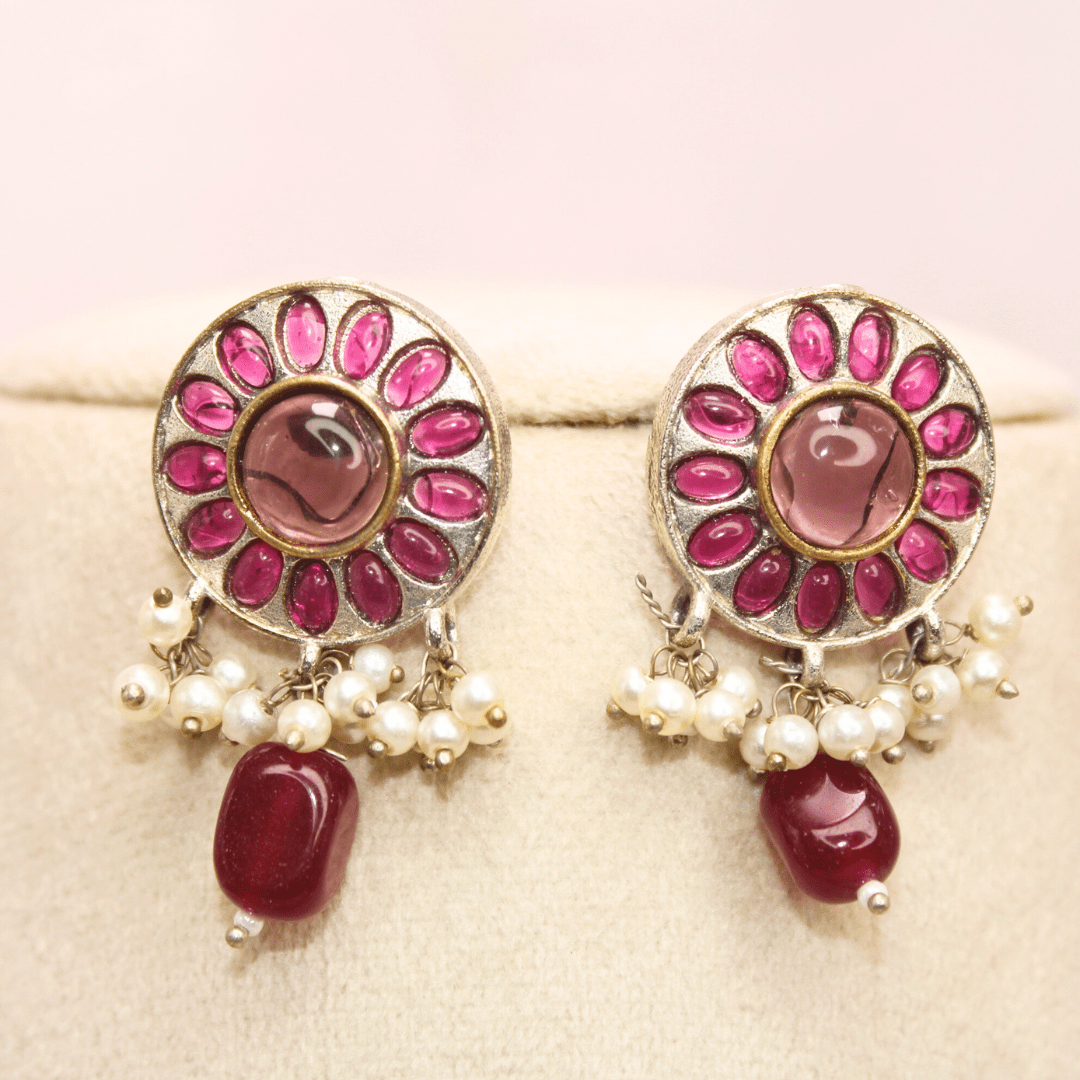 KASHTI FUSION DUAL - TONE PENDANT SET
