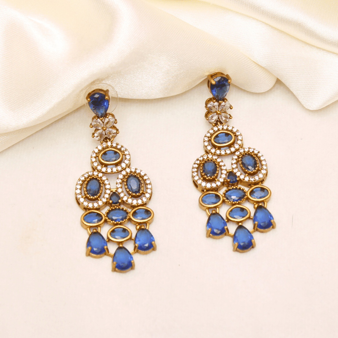 KASTURI NECKLACE SET - BLUE