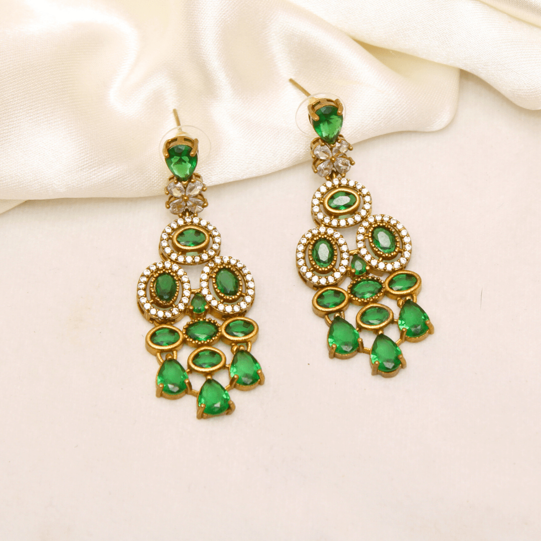 KASTURI NECKLACE SET - GREEN