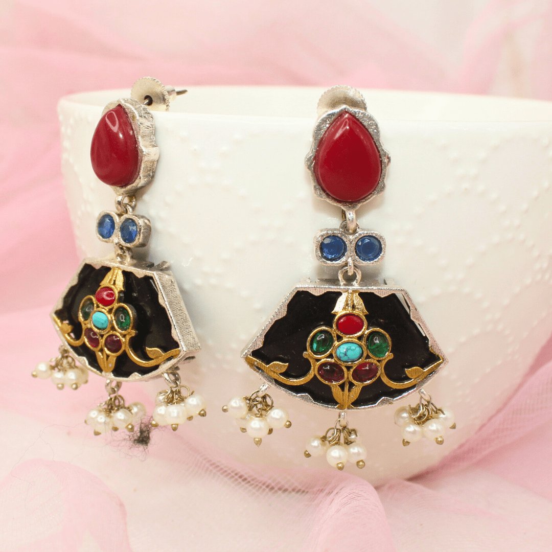 Khanak Necklace Set – Multicolour – additional product view