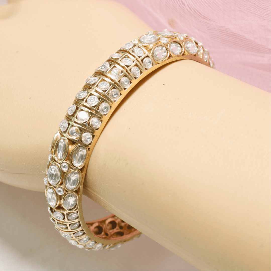 NAGINA BANGLES - GOLDEN FINISH - SET OF 2
