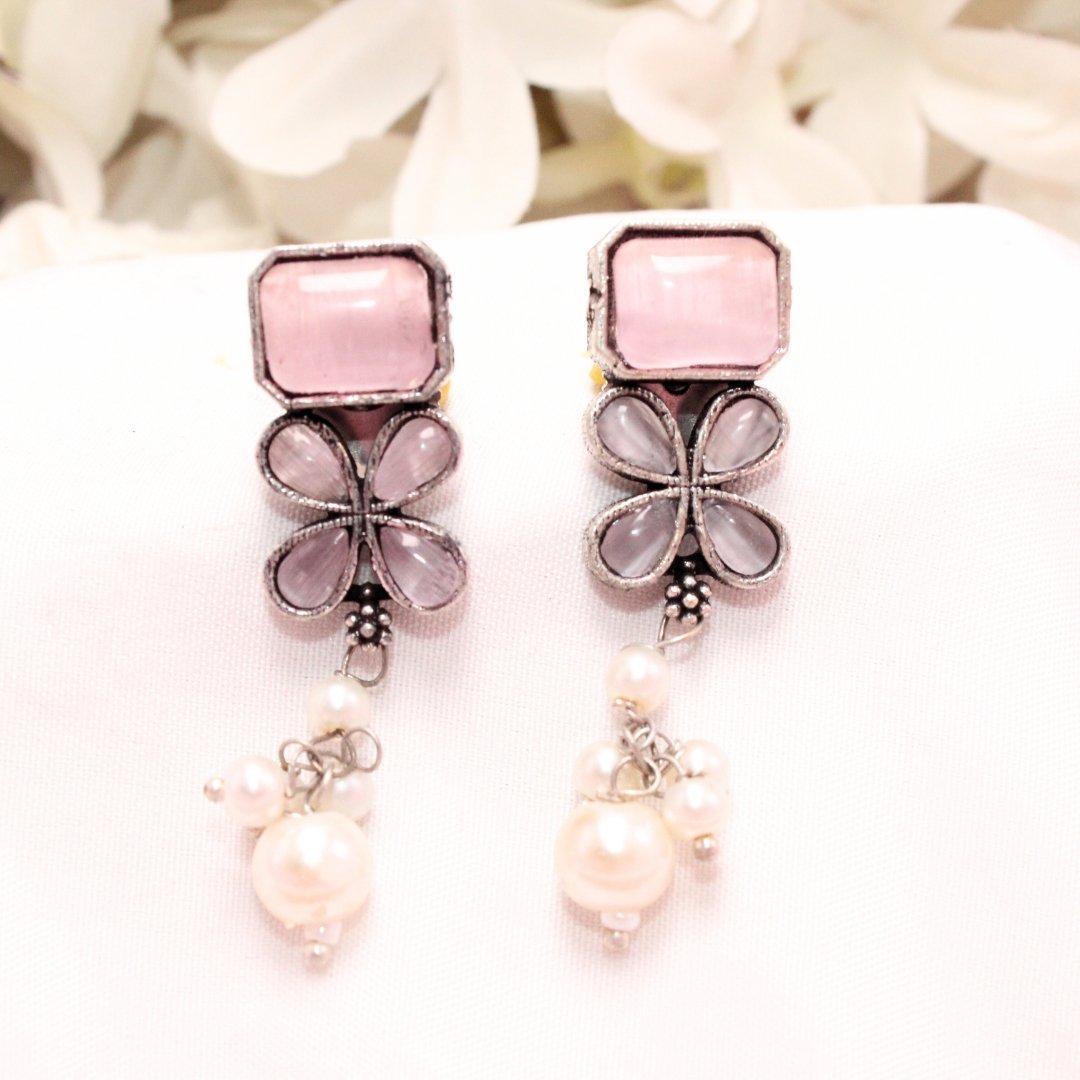 NAGINA NECKLACE SET-PINK