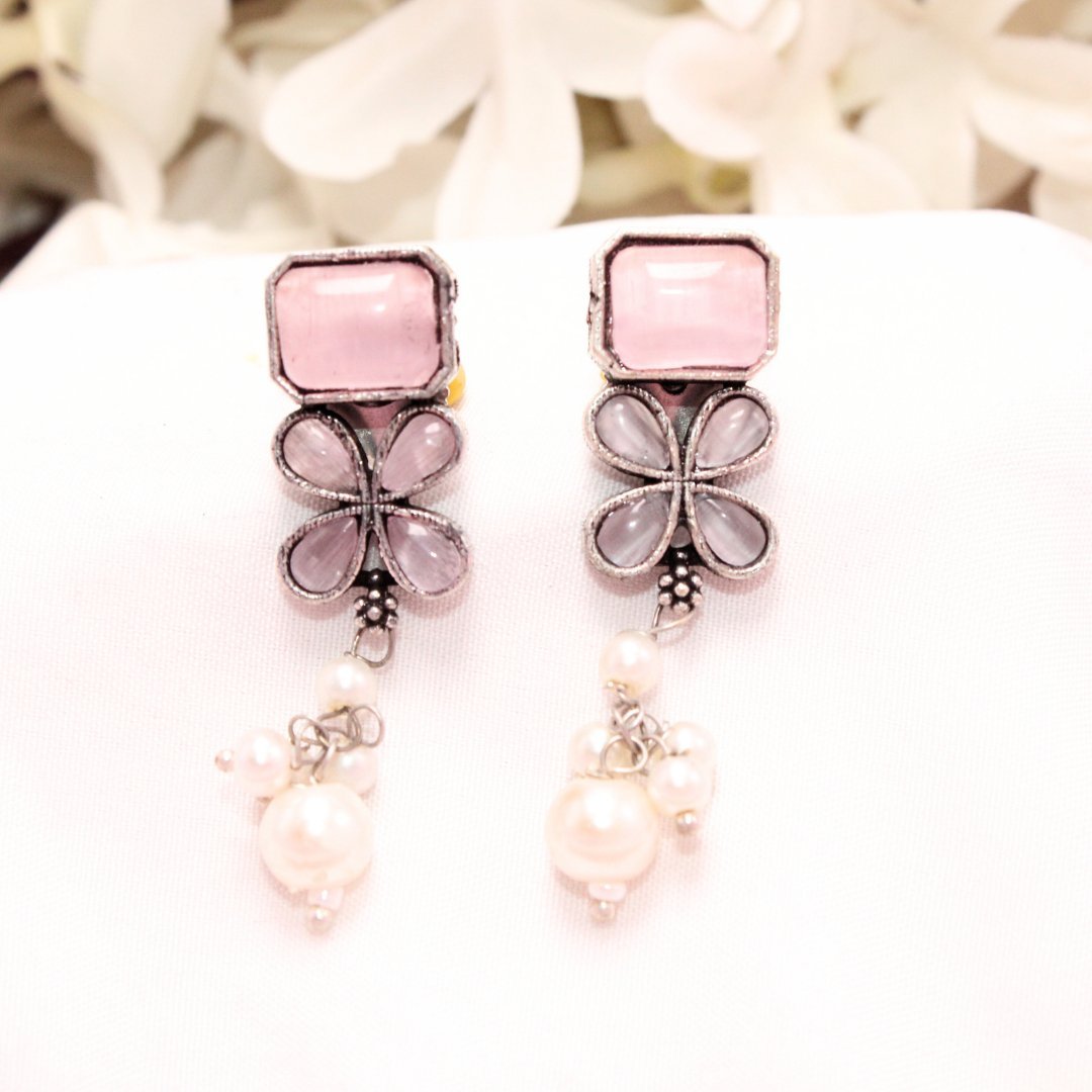 NAGINA NECKLACE SET - PINK