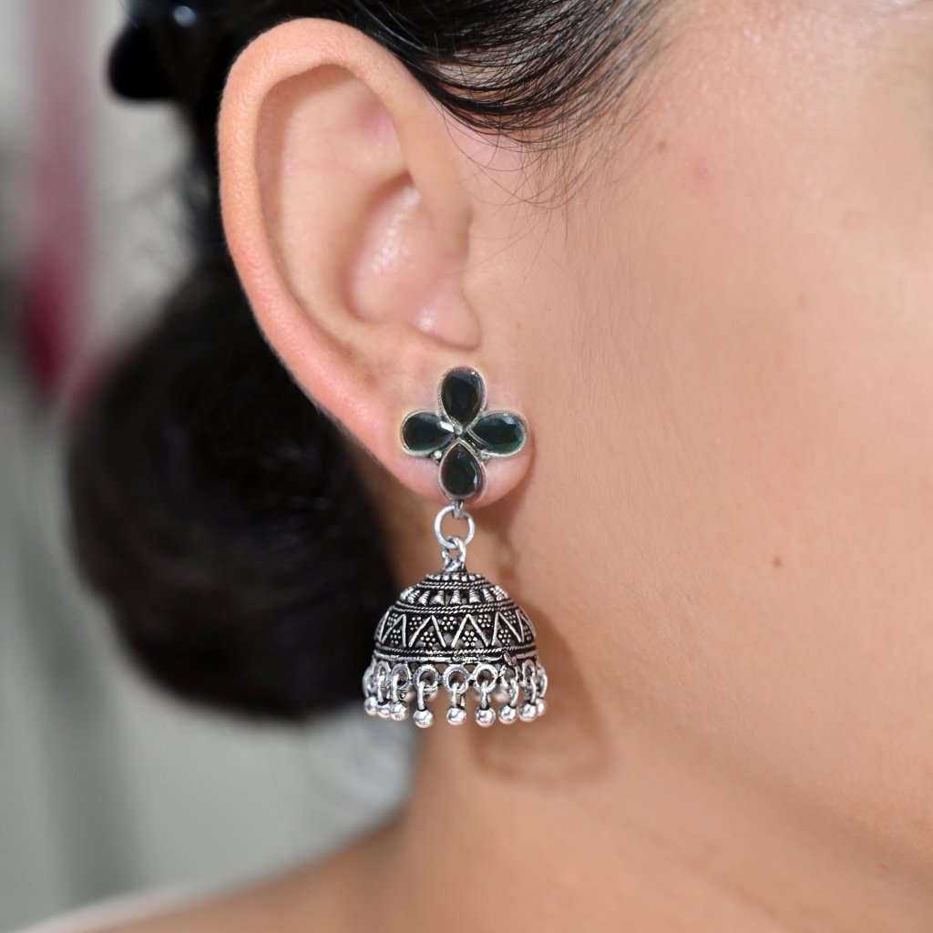 Navrang small jhumki black