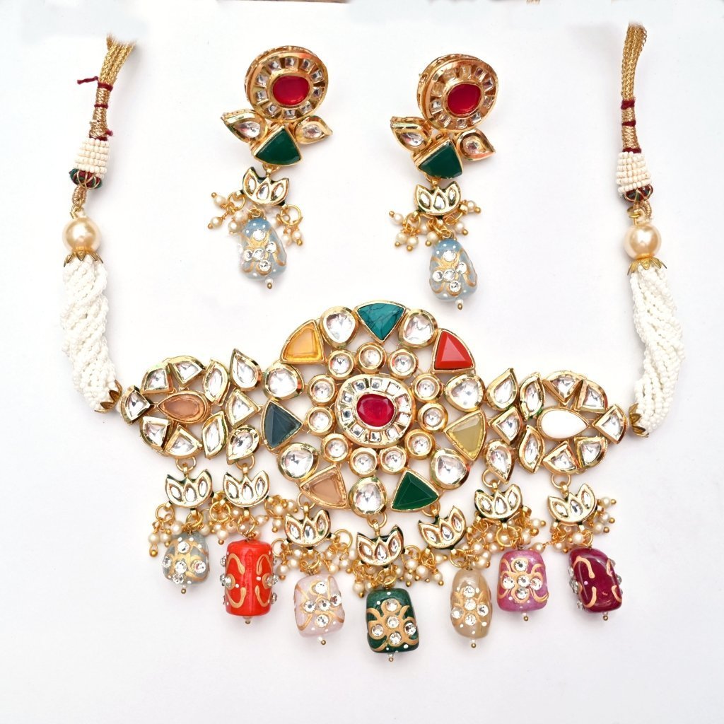 NAVRATAN CHOKER NECKLACE