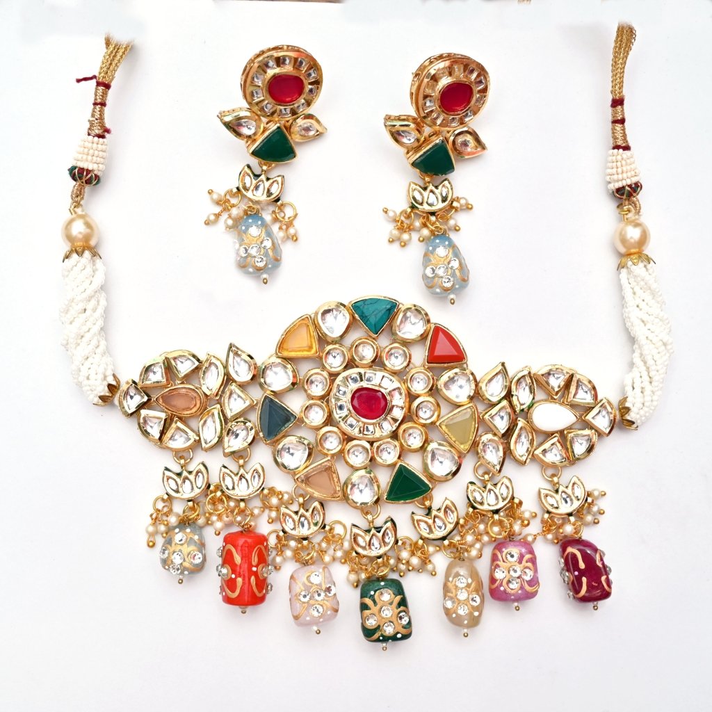 NAVRATAN CHOKER NECKLACE