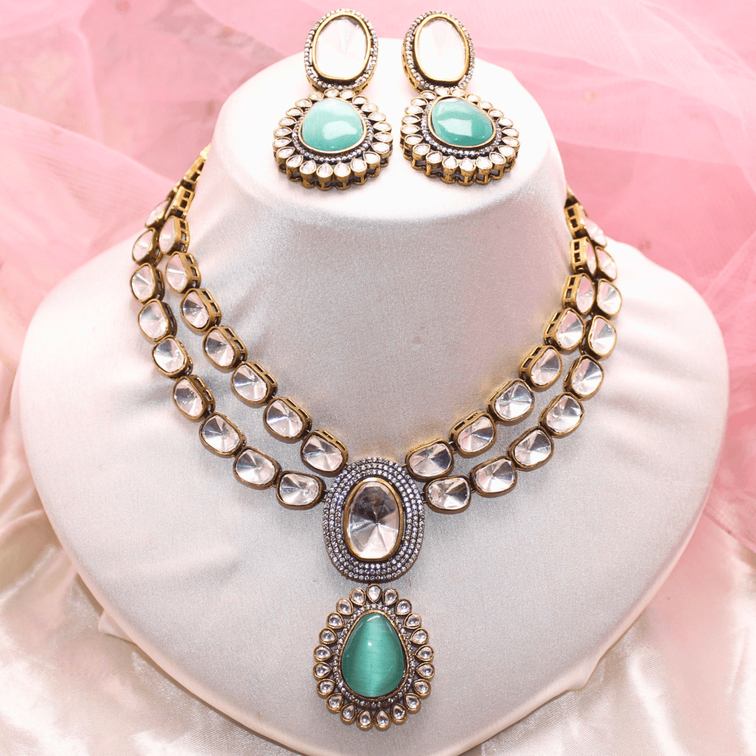POLKI NECKLACE SET - CELEBRITY INSPIRED