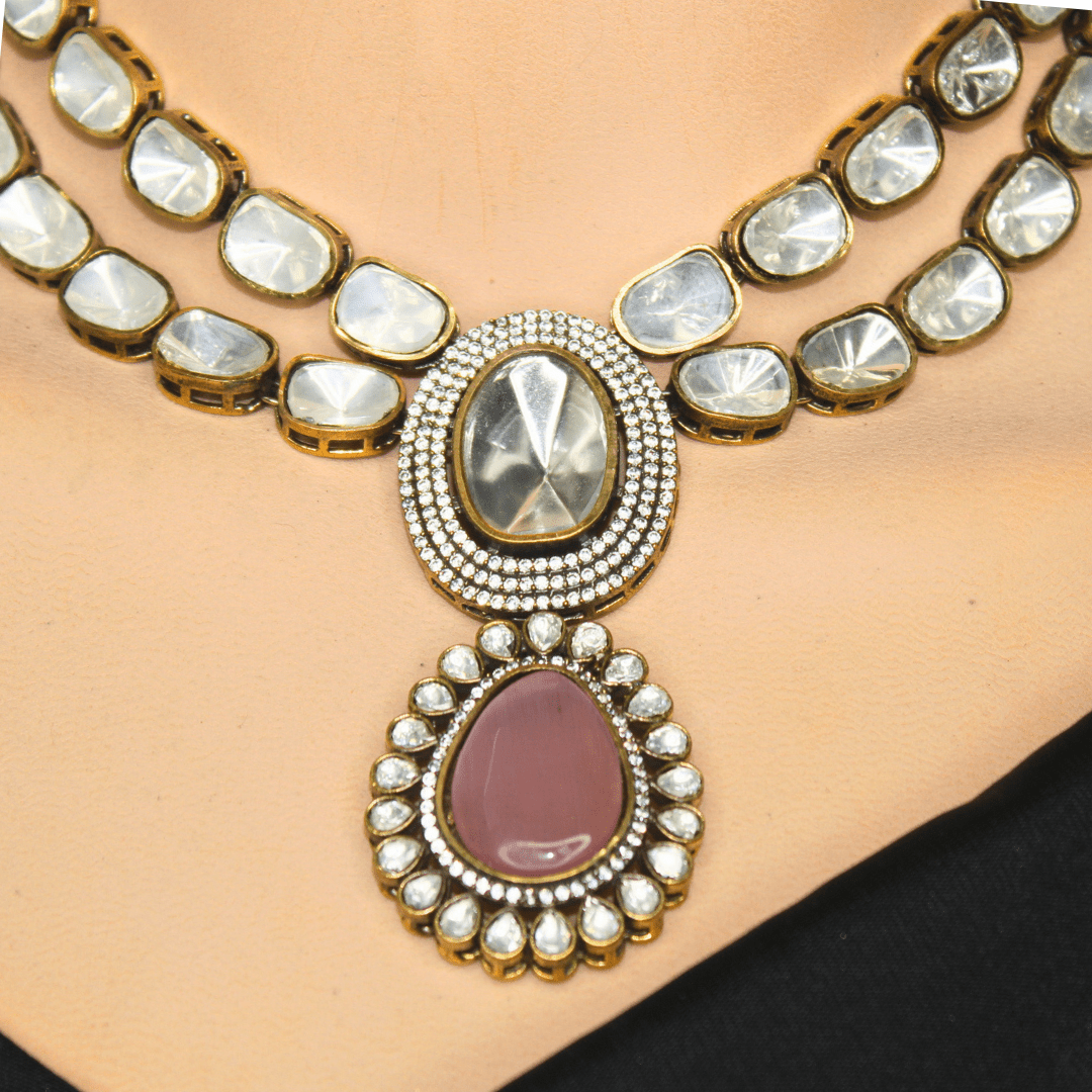 POLKI NECKLACE SET - CELEBRITY INSPIRED