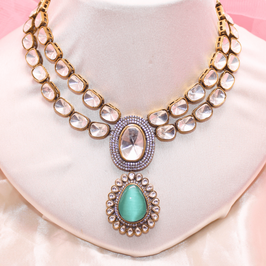 POLKI NECKLACE SET - CELEBRITY INSPIRED