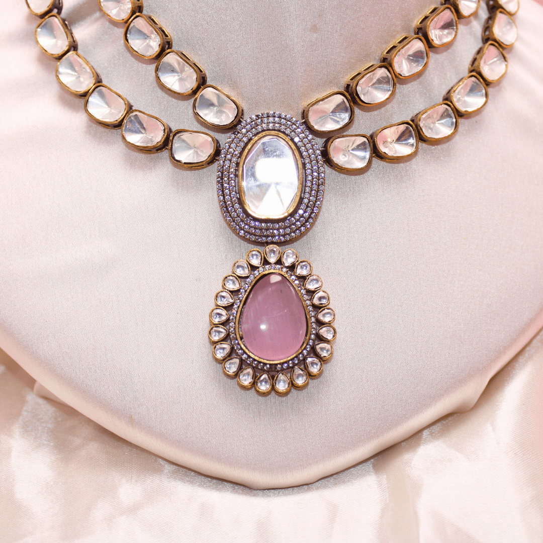 POLKI NECKLACE SET - CELEBRITY INSPIRED