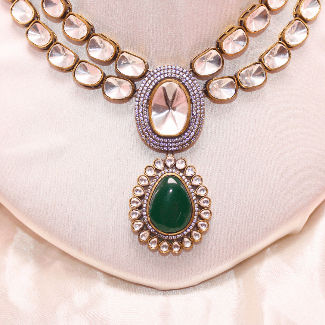POLKI NECKLACE SET - CELEBRITY INSPIRED