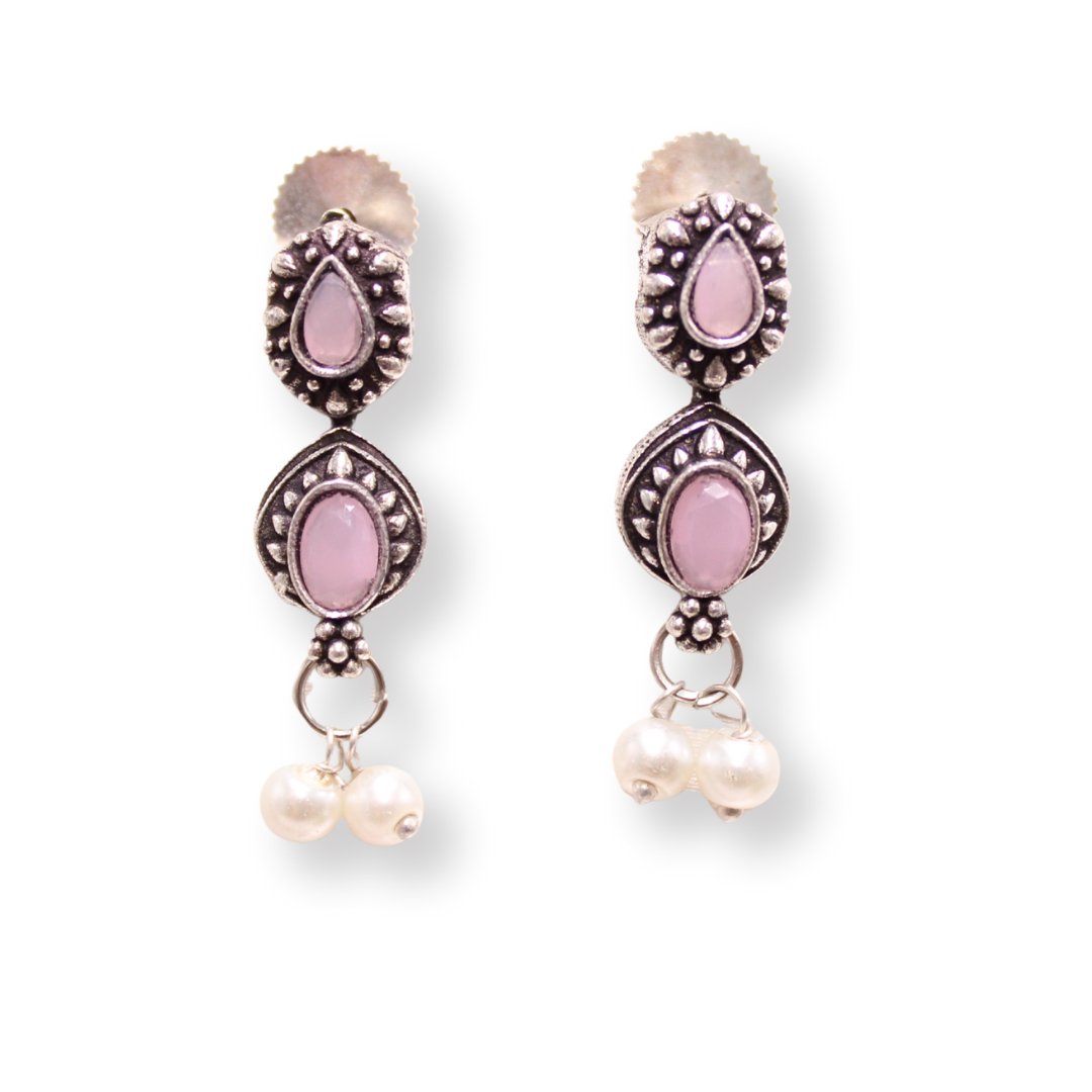 RATNA SHREE NECKLACE SET - PINK