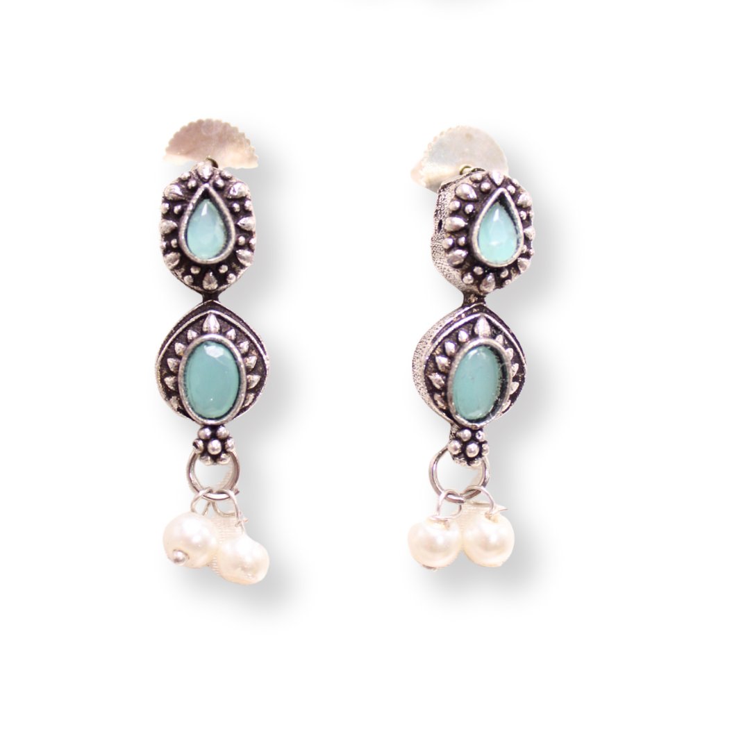 RATNA SHREE NECKLACE SET - TURQUOISE