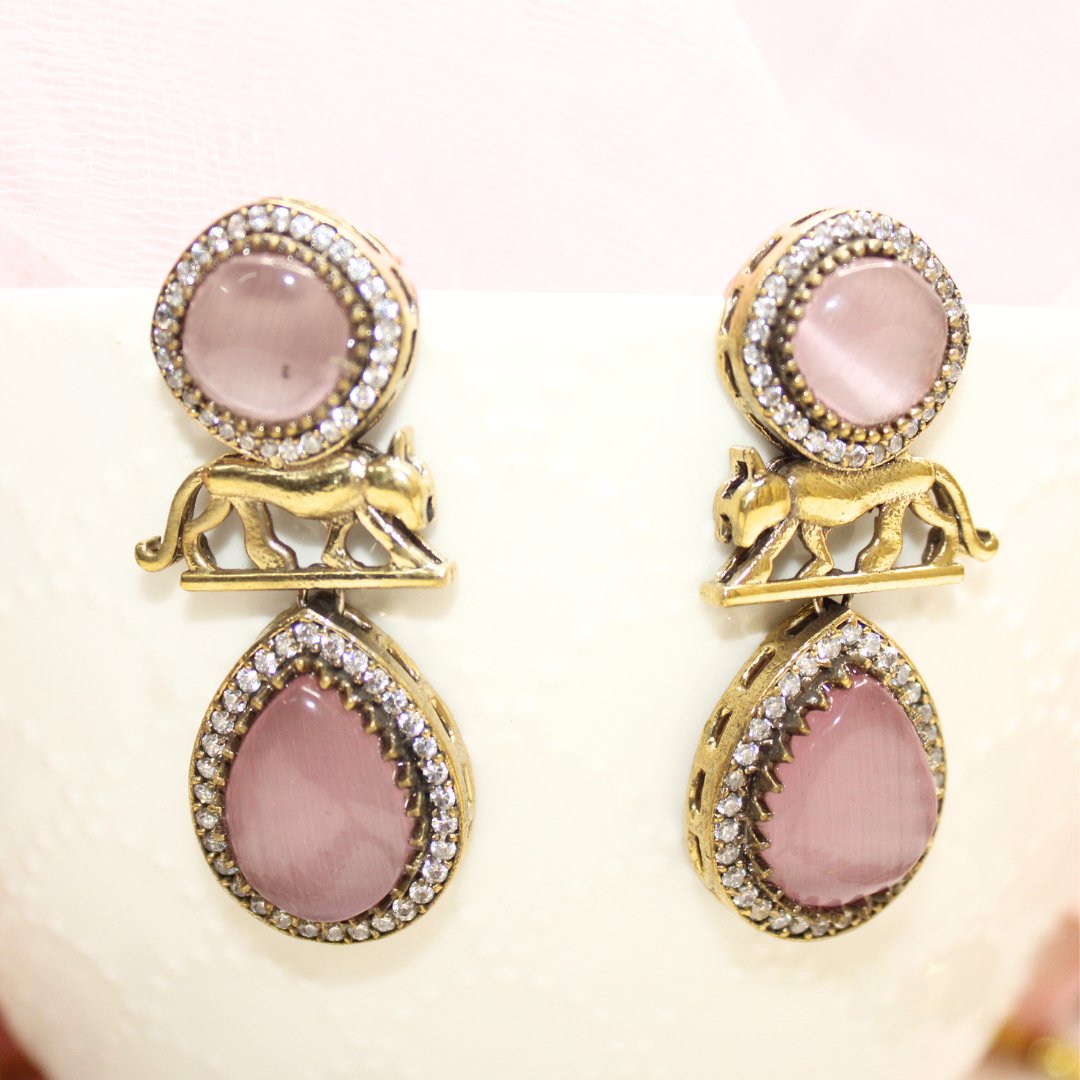 SABYASACHI INSPIRED NECKLACE - MAUVE
