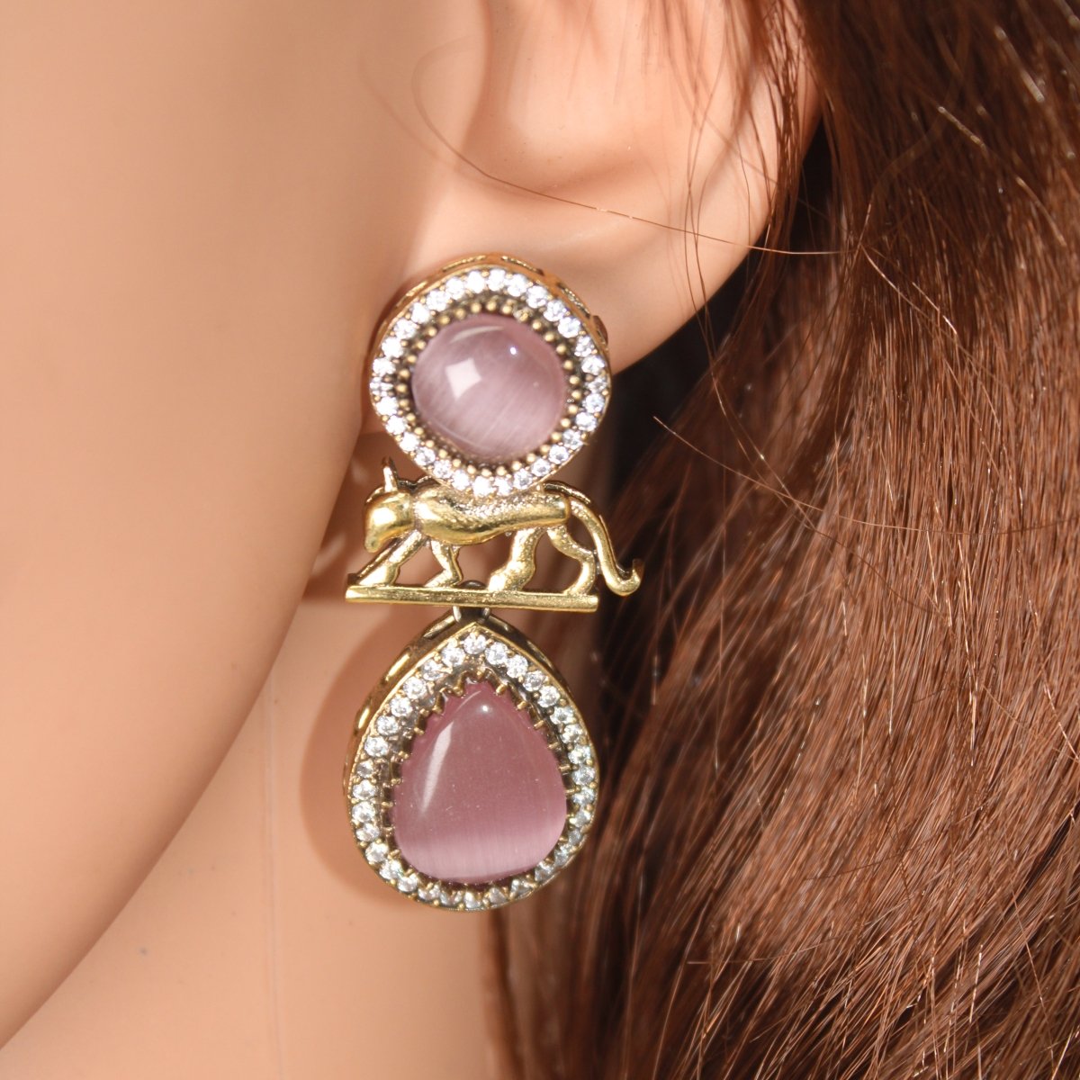 SABYASACHI INSPIRED NECKLACE - MAUVE