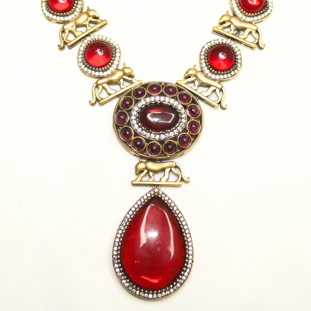 SABYASACHI INSPIRED NECKLACE - RED