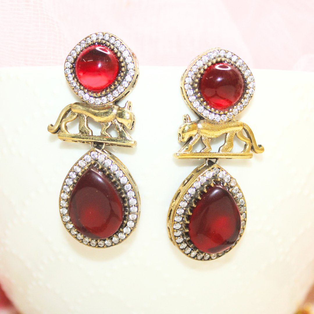 SABYASACHI INSPIRED NECKLACE - RED