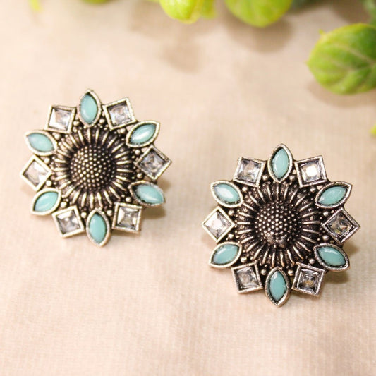 Star studs sky blue