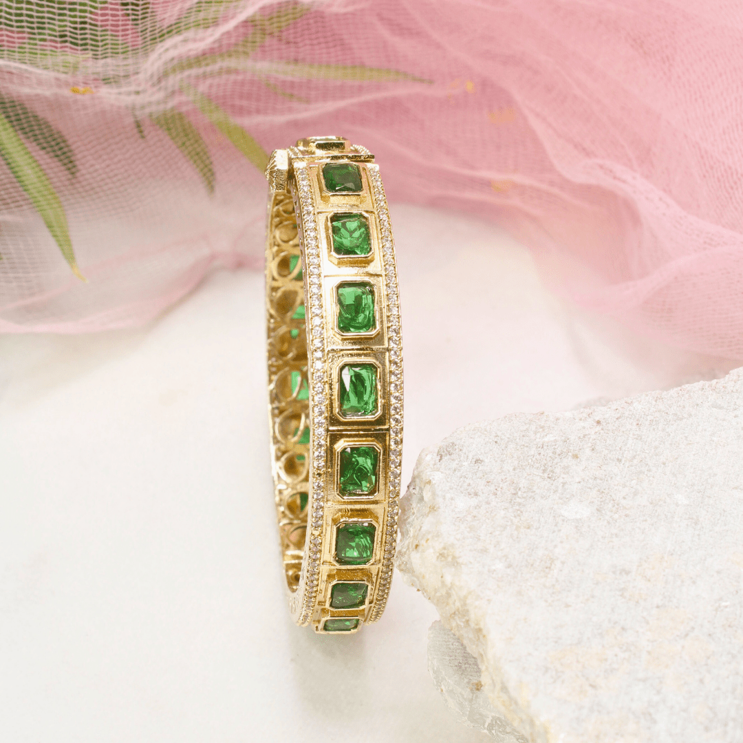 SUHANA MOISSANITE KADA - GREEN