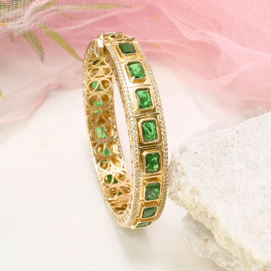 SUHANA MOISSANITE KADA - GREEN
