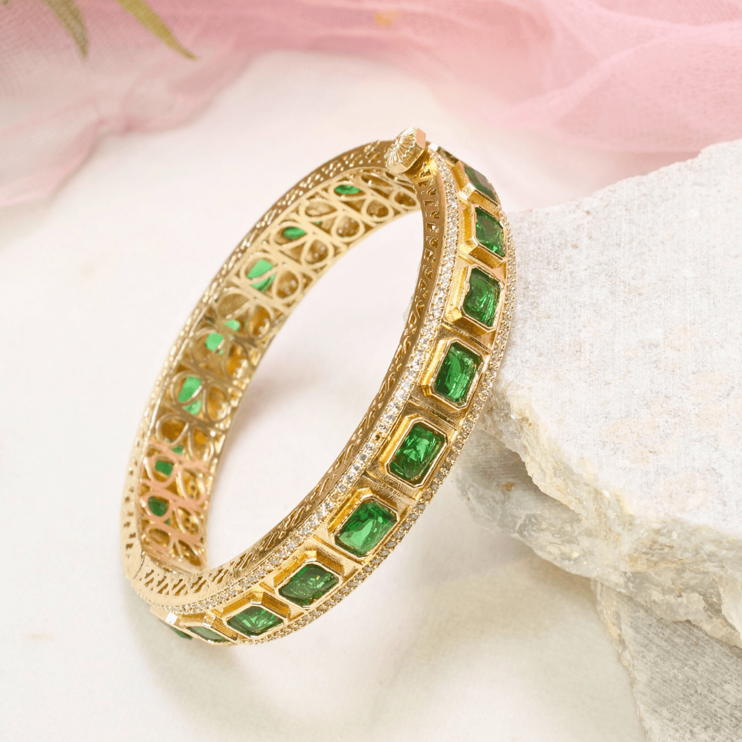 SUHANA MOISSANITE KADA - GREEN