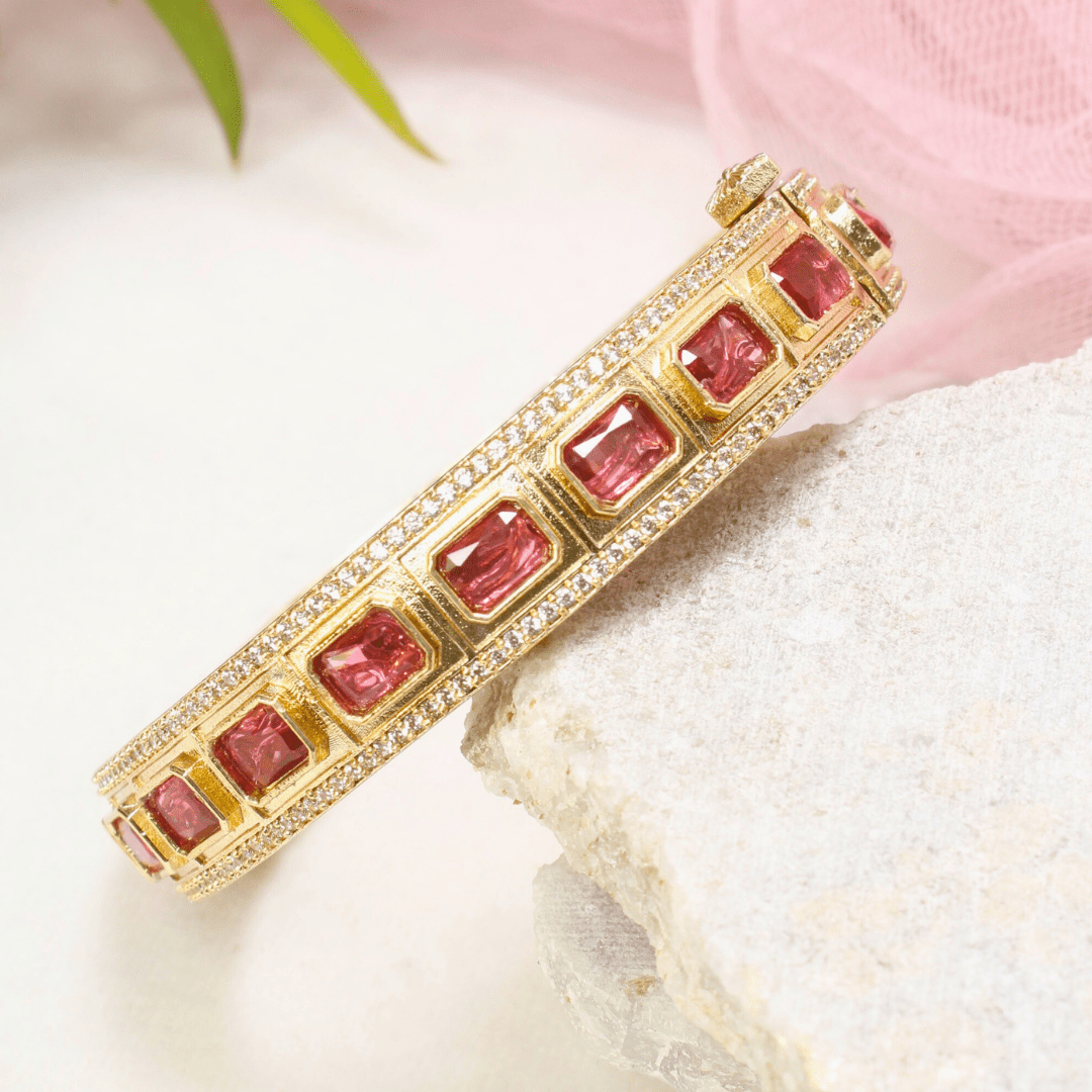 SUHANA MOISSANITE KADA - RED