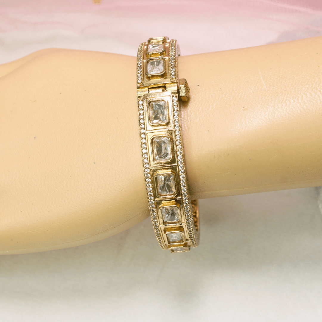 SUHANA MOISSANITE KADA - WHITE