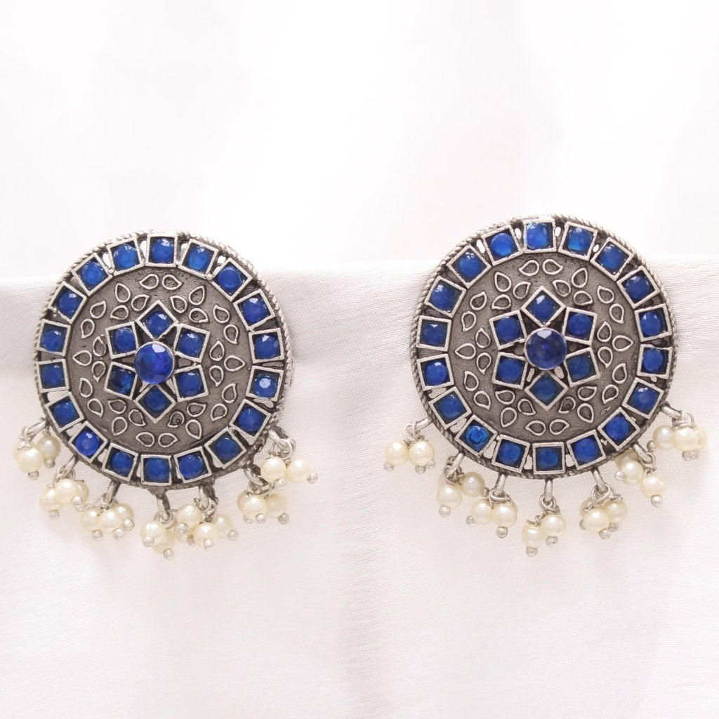 VIRASAT ROUND STUD -BLUE