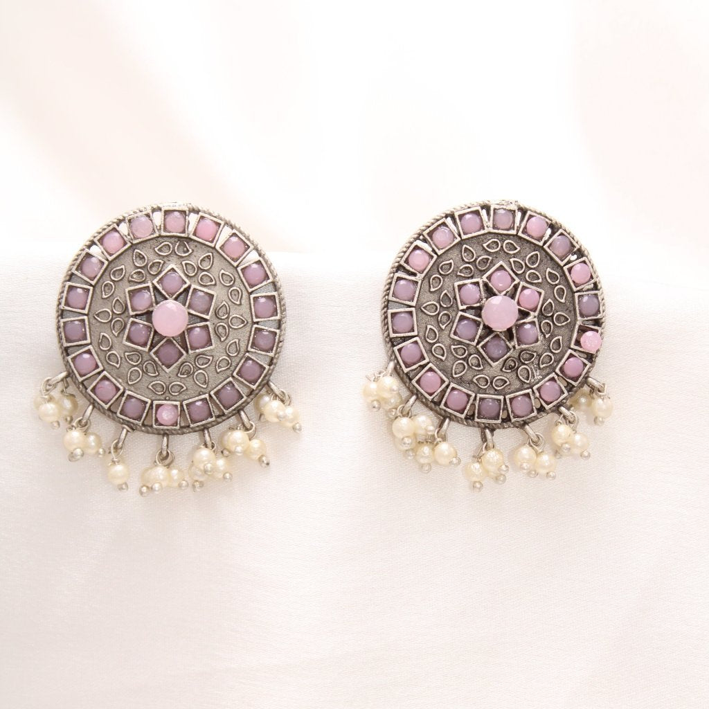 VIRASAT ROUND STUD -PINK