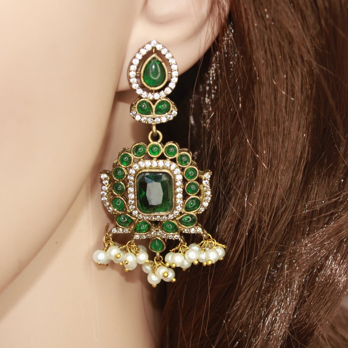 ZHALRA TEEN LADI CHOKER - GREEN