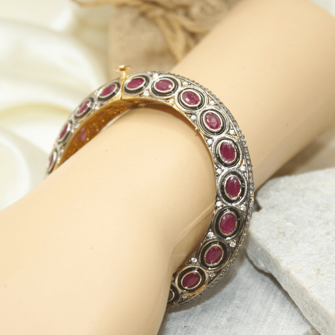 ZIRCON KADA GOLD PLATED - RED