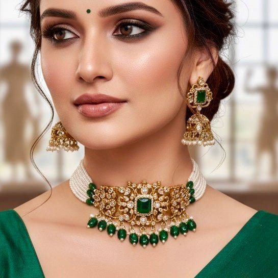 Choker Necklace Sets - Celebrity Inspired Choker Set