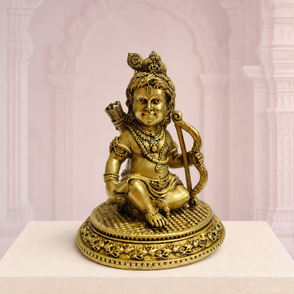 Ram Lalla Brass Idol with Bow and Arrows — premium product hero