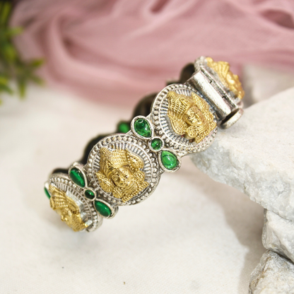 DUAL-TONE DEVI KADA -GREEN