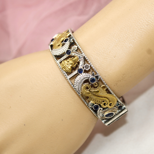 DUAL-TONE LAXMI MOR KADA-BLUE